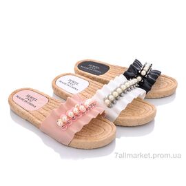 Шльопанці жіночі полегшені Літо 2694 mix (24 пар р.37-42) "Lion" недорого оптом від прямого постачальника