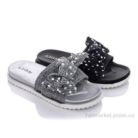 Шльопанці жіночі полегшені Літо 43783-80B mix (24 пар р.37-42) "Lion" недорого оптом від прямого постачальника