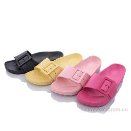 Шльопанці жіночі полегшені Літо T931-2 mix (24 пар р.36-41) "Lion" недорого оптом від прямого постачальника