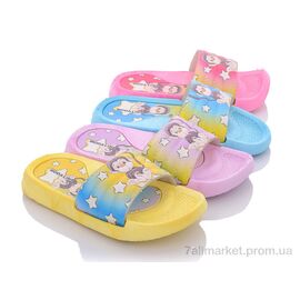 Фотография Шлепки детские летние Лето 398 mix (24 пар р.24-29) "CAP" недорого оптом от прямого поставщика