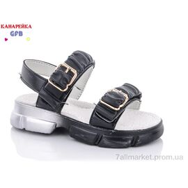 Фотография Босоножки детские летние Лето F2516-1 (8 пар р.26-31) "GFB-Канарейка" недорого оптом от прямого поставщика