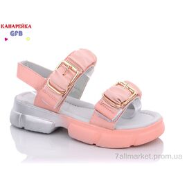 Фотография Босоножки детские летние Лето E3516-5 (8 пар р.31-36) "GFB-Канарейка" недорого оптом от прямого поставщика