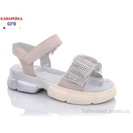 Фотография Босоножки детские летние Лето A3440-4 (8 пар р.31-36) "GFB-Канарейка" недорого оптом от прямого поставщика