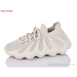 Кросівки жіночі модні Літо BK98 beige (8 пар р.36-41) "QQ&Панда" недорого оптом від прямого постачальника