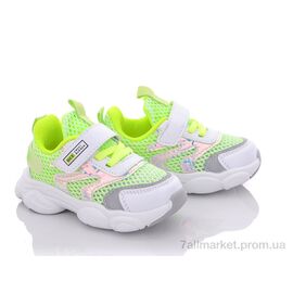 Фотография Кроссовки детские модные Лето G20(8531) green (6 пар р.21-26) "Violeta" недорого оптом от прямого поставщика