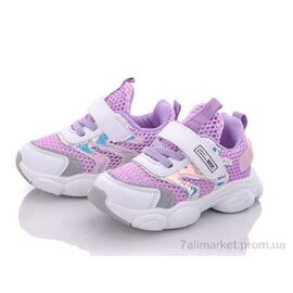 Фотография Кроссовки детские модные Лето G20(8531) purple (6 пар р.21-26) "Violeta" недорого оптом от прямого поставщика