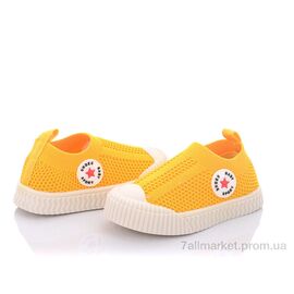 Фотография Кроссовки детские модные Лето G21(Q8317) yellow (5 пар р.21-25) "Violeta" недорого оптом от прямого поставщика