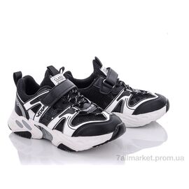 Фотография Кроссовки детские модные Лето G23(806-1) black (6 пар р.32-37) "Violeta" недорого оптом от прямого поставщика