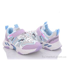 Фотография Кроссовки детские модные Лето G23(806-1) purple (6 пар р.32-37) "Violeta" недорого оптом от прямого поставщика