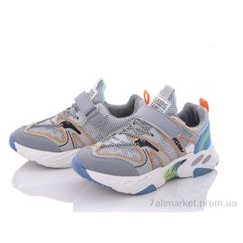 Фотография Кроссовки детские модные Лето G23(806-1) grey-blue (6 пар р.32-37) "Violeta" недорого оптом от прямого поставщика