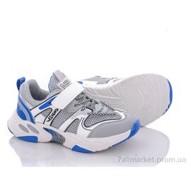 Фотография Кроссовки детские модные Лето G23(806-1) grey (6 пар р.32-37) "Violeta" недорого оптом от прямого поставщика