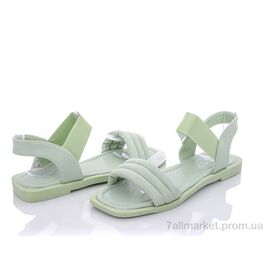 Фотография Босоножки женские летние Лето 197-127 green (8 пар р.36-41) "Violeta" недорого оптом от прямого поставщика