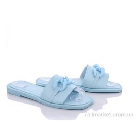 Фотография Шлепки женские облегченные Лето 197-121 blue (8 пар р.36-41) "Violeta" недорого оптом от прямого поставщика