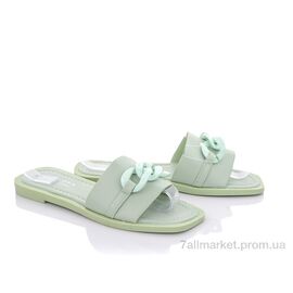 Фотография Шлепки женские облегченные Лето 197-121 green (8 пар р.36-41) "Violeta" недорого оптом от прямого поставщика