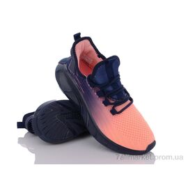Фотография Кроссовки женские модные Лето 24-139 pink-navy (8 пар р.36-41) "Violeta" недорого оптом от прямого поставщика