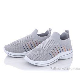 Кросівки дитячі модні Літо 45-92 grey (8 пар р.31-36) "Violeta" недорого оптом від прямого постачальника