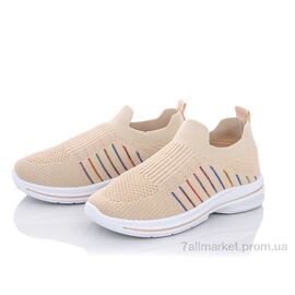 Фотография Кроссовки детские модные Лето 45-92 beige (8 пар р.31-36) "Violeta" недорого оптом от прямого поставщика