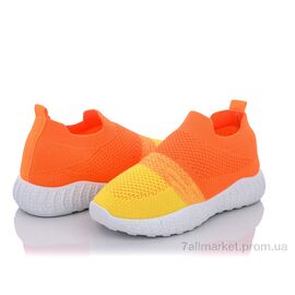 Фотография Кроссовки детские модные Лето 45-94 orange-yellow (8 пар р.31-36) "Violeta" недорого оптом от прямого поставщика