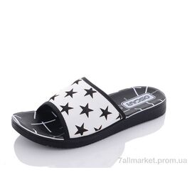 Шльопанці чоловічі пляжні Літо S46 white (6 пар р.40-45) "Oscar" недорого оптом від прямого постачальника