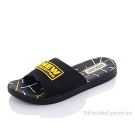 Шльопанці чоловічі пляжні Літо S26 yellow (6 пар р.40-45) "Oscar" недорого оптом від прямого постачальника