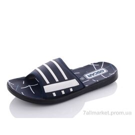Шльопанці чоловічі пляжні Літо S37 blue (6 пар р.40-45) "Oscar" недорого оптом від прямого постачальника