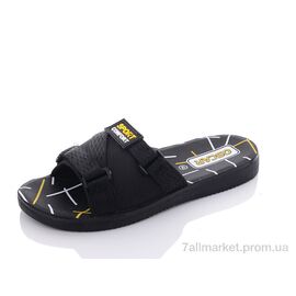 Фотография Шлепки мужские пляжные Лето S35 yellow (6 пар р.40-45) "Oscar" недорого оптом от прямого поставщика