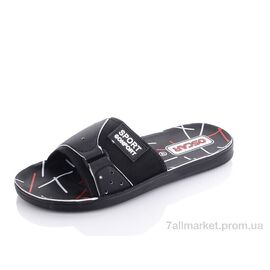 Шльопанці чоловічі пляжні Літо S25 white (6 пар р.40-45) "Oscar" недорого оптом від прямого постачальника