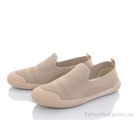 Сліпони жіночі тканинні Літо 143-23 khaki (8 пар р.36-41) "Violeta" недорого оптом від прямого постачальника