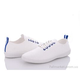 Кросівки жіночі модні Літо 20-970 white-royal (8 пар р.36-41) "Violeta" недорого оптом від прямого постачальника