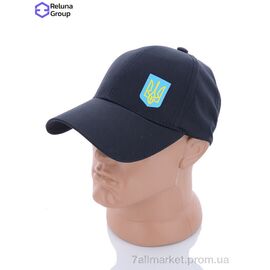 Кепка для чоловіків Літо HV008-1 black (3 шт. р.сітка) "Reluna Group" недорого оптом від прямого постачальника