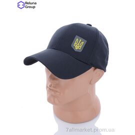 Кепка для чоловіків Літо HV008-2 black (3 шт. р.сітка) "Reluna Group" недорого оптом від прямого постачальника