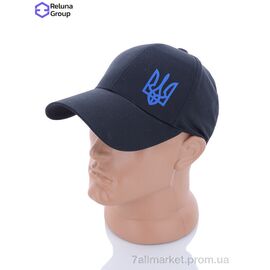 Кепка для чоловіків Літо HV009-1 black (3 шт. р.сітка) "Reluna Group" недорого оптом від прямого постачальника