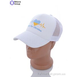 Фотография Кепка женская Лето HV011-1 white (2 шт. р.сетка ) "Reluna Group" недорого оптом от прямого поставщика