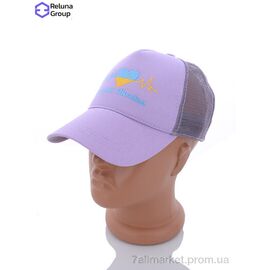 Фотография Кепка женская Лето HV011-8 violet (2 шт. р.сетка ) "Reluna Group" недорого оптом от прямого поставщика
