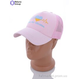 Фотография Кепка женская Лето HV011-9 pink (2 шт. р.сетка ) "Reluna Group" недорого оптом от прямого поставщика