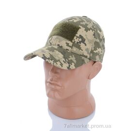 Кепка для чоловіків Літо Кепка піксель з липучкою зелений (3 шт. р.сітка) "VIOLA" недорого оптом від прямого постачальника