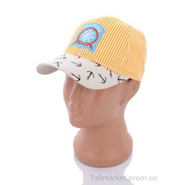 Фотография Кепка детская Лето 010-2 yellow (5 шт. р.сетка 48-50) "KUINH" недорого оптом от прямого поставщика