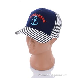 Фотография Кепка детская Лето 012-3 d.blue (5 шт. р.сетка 48-50) "KUINH" недорого оптом от прямого поставщика