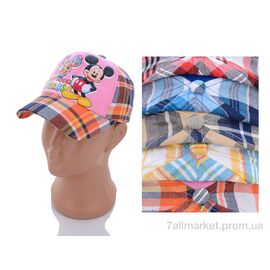 Фотография Кепка детская Лето 013 mix (5 шт. р.сетка 48-50) "KUINH" недорого оптом от прямого поставщика