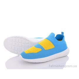 Кросівки чоловічі модні Літо 4-481 blue-yellow (8 пар р.40-45) "Violeta" недорого оптом від прямого постачальника