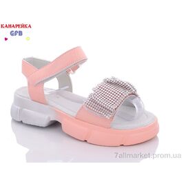 Фотография Босоножки детские летние Лето E3515-5 (8 пар р.31-36) "GFB-Канарейка" недорого оптом от прямого поставщика