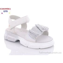 Фотография Босоножки детские летние Лето B2440-2 (8 пар р.26-31) "GFB-Канарейка" недорого оптом от прямого поставщика