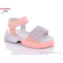 Фотография Босоножки детские летние Лето B2440-5 (8 пар р.26-31) "GFB-Канарейка" недорого оптом от прямого поставщика