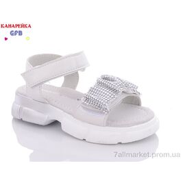 Фотография Босоножки детские летние Лето F2515-2 (8 пар р.26-31) "GFB-Канарейка" недорого оптом от прямого поставщика