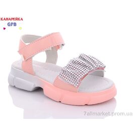 Фотография Босоножки детские летние Лето F2515-5 (8 пар р.26-31) "GFB-Канарейка" недорого оптом от прямого поставщика