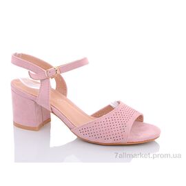 Фотография Босоножки женские летние Лето 18-53pink (6 пар р.36-41) "Xifa" недорого оптом от прямого поставщика