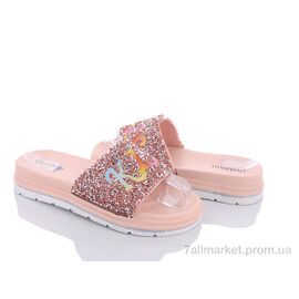 Фотография Шлепки женские облегченные Лето H1 рожевий (12 пар р.36-41) "Lion" недорого оптом от прямого поставщика