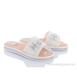 Фотография Шлепки женские облегченные Лето A7 білий (12 пар р.36-41) "Lion" недорого оптом от прямого поставщика