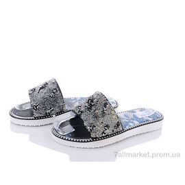 Фотография Шлепки женские облегченные Лето A3 чорний (12 пар р.36-41) "Lion" недорого оптом от прямого поставщика