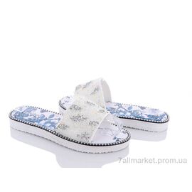 Фотография Шлепки женские облегченные Лето A3 білий (12 пар р.36-41) "Lion" недорого оптом от прямого поставщика